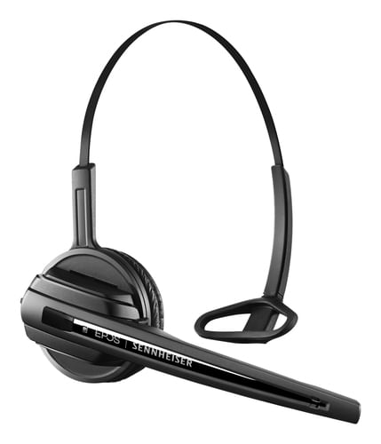 EPOS--SENNHEISER-IMPACT-D-10-Phone---EU-Auricolare-Wireless-A-clip-A-Padiglione-Passanuca-Ufficio-Nero-Argento