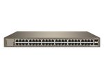 Switch-Gigabit-Ethernet-da-50-Porte-Tenda-48-Porte-Gigabit---2-Porte-Gigabit-SFP-Switch-non-Gestito-VLAN-Protezione-Contro-i-Fulmini-6-kV-Indicatore-LED-Montaggio-su-Tavolo-Parete-Rack