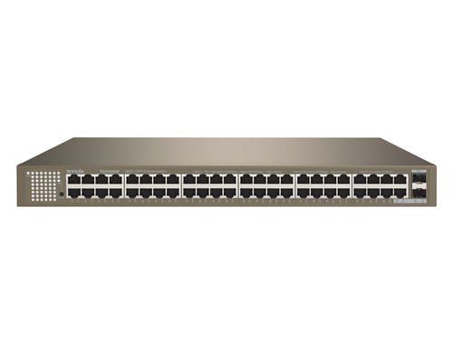 Switch-Gigabit-Ethernet-da-50-Porte-Tenda-48-Porte-Gigabit---2-Porte-Gigabit-SFP-Switch-non-Gestito-VLAN-Protezione-Contro-i-Fulmini-6-kV-Indicatore-LED-Montaggio-su-Tavolo-Parete-Rack