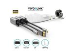 Vivolink-PROADRING13S-cavo-e-adattatore-video-HDMI-Alluminio--Pro-Adapter-Ring-USB-C---DisplayPort-Mini---DisplayPort-Li