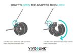 Vivolink-PROADRING13S-cavo-e-adattatore-video-HDMI-Alluminio--Pro-Adapter-Ring-USB-C---DisplayPort-Mini---DisplayPort-Li