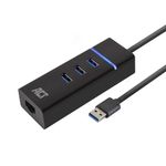 ACT AC6310 replicatore di porte e docking station per laptop Cablato USB 3.2 Gen 1 (3.1 Gen 1) Type-A Nero