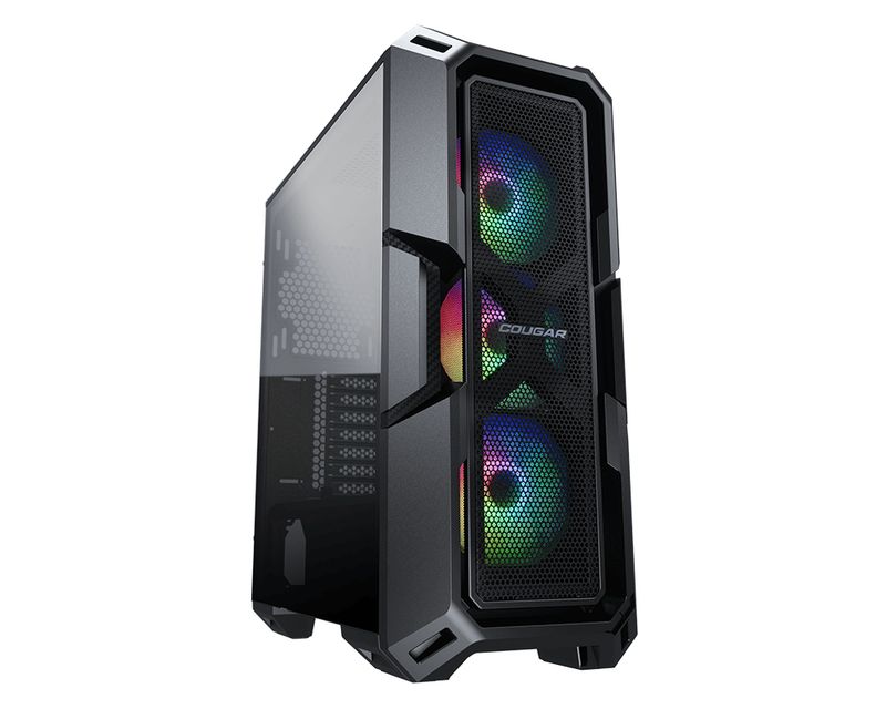 Cougar-MX440-MESH-RGB-MIDI-Box-Micro-ATX-Torre-Mini--IT-e-ATX---Vetro-Temperato-Laterale---Pannello-anteriore-in-Mesh---