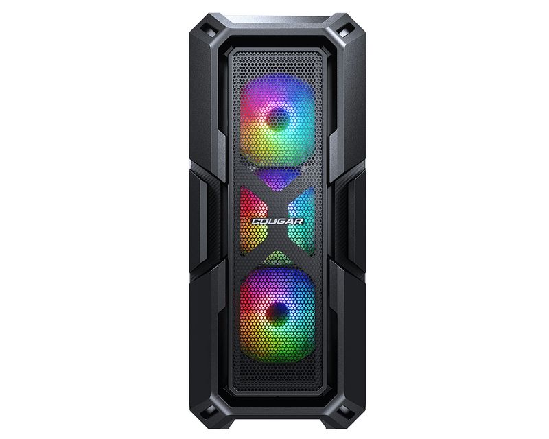 Cougar-MX440-MESH-RGB-MIDI-Box-Micro-ATX-Torre-Mini--IT-e-ATX---Vetro-Temperato-Laterale---Pannello-anteriore-in-Mesh---