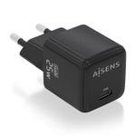 AISENS ASCH-25W1P013-BK Caricabatterie per dispositivi mobili Universale Nero AC Ricarica rapida Interno