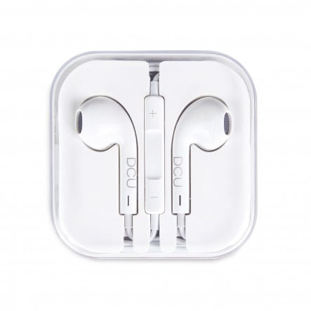 DCU-Advance-Tecnologic-34151000-cuffia-e-auricolare-Cablato-In-ear-Musica-e-Chiamate-Bianco