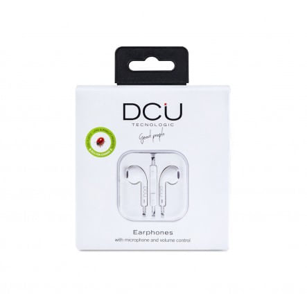 DCU-Advance-Tecnologic-34151000-cuffia-e-auricolare-Cablato-In-ear-Musica-e-Chiamate-Bianco