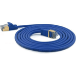 Wantec 0.50mCat.7 Rohkabel Patchkabel S/STP RJ45 Stecker auf Blau - Netzwerk - Rohkabel (7130)