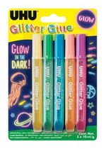 Uhu-Confezione-5-Glitter-Glue-Glow-Dark