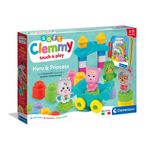 Clementoni Soft Clemmy - Baby Hero & Princess, Set Costruzioni Sensoriali per Bambini 6-36 Mesi