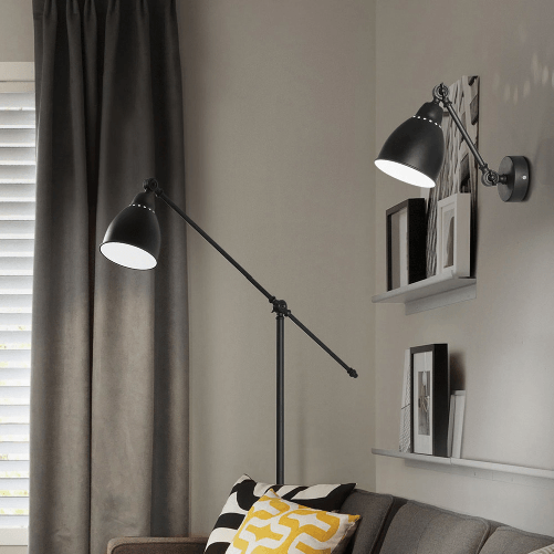 Piantana-Industrial-Minimal-Newton-Metallo-Nero-1-Luce-E27