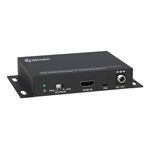 Kindermann 4K60 Audio Extraktor - 3840 x 2160 Pixel - 18 Gbit/s - Schwarz - HDMI - HDMI + RCA - 129 mm (CE-CVAD)