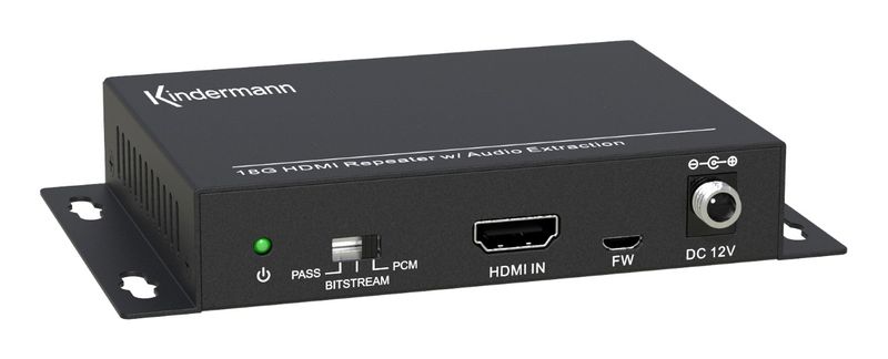 Kindermann-4K60-Audio-Extraktor---3840-x-2160-Pixel---18-Gbit-s---Schwarz---HDMI---HDMI---RCA---129-mm--CE-CVAD-