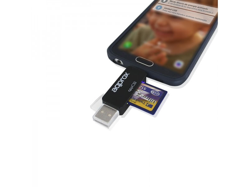 Approx-APPC33-lettore-di-schede-USB-2.0-Micro-USB-Nero