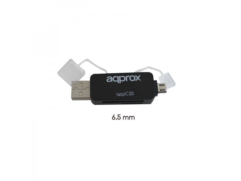 Approx-APPC33-lettore-di-schede-USB-2.0-Micro-USB-Nero