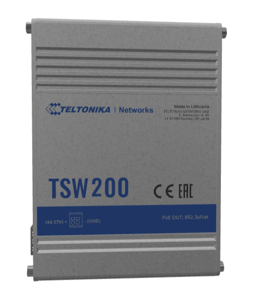 Teltonika-TSW200--Interruttore-PoE--8x-RJ45-1000Mb-s-PoE-2x-SFP-240W