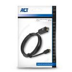 Cavo-adattatore-video-ACT-AC7315-2-m-USB-Type-C-HDMI-Type-A--Standard--Nero