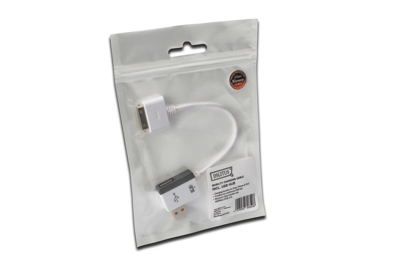 Cavo-Di-Ricarica-Digitus-Per-Apple-Con-Porta-Aggiuntiva-Usb