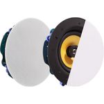 Vision CS-1900 altoparlante 1-via Nero Bianco Giallo Cablato 60 W (VISION Professional Pair 6.5 Ceiling Speakers - LIFET