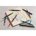 BIC-Intensity-Dual-Tip-marcatore-Nero-Blu-Verde-Porpora-Rosso-Giallo-6-pz