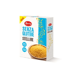 doria stelline senza glutine - descrizione pasta senza glutine specificamente formulata per