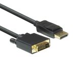 ACT AC7505 cavo e adattatore video 1,8 m DisplayPort DVI Nero