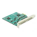 DeLOCK 90501 - PCIe - PCIe 1.1 - 04 m - 256 B - Pari - Mark - No - Dispari - Spazio - RTS/CTSXON/XOFF (90501)