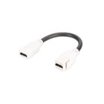 Neutra Modulo Keystone Hdmi Femmina/Femmina Con Cavo 12 Cm Per Placche A Muro O Pannelli Patch Digitus