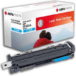 AgfaPhoto APTHPCF401AE cartuccia toner 1 pz Compatibile Ciano