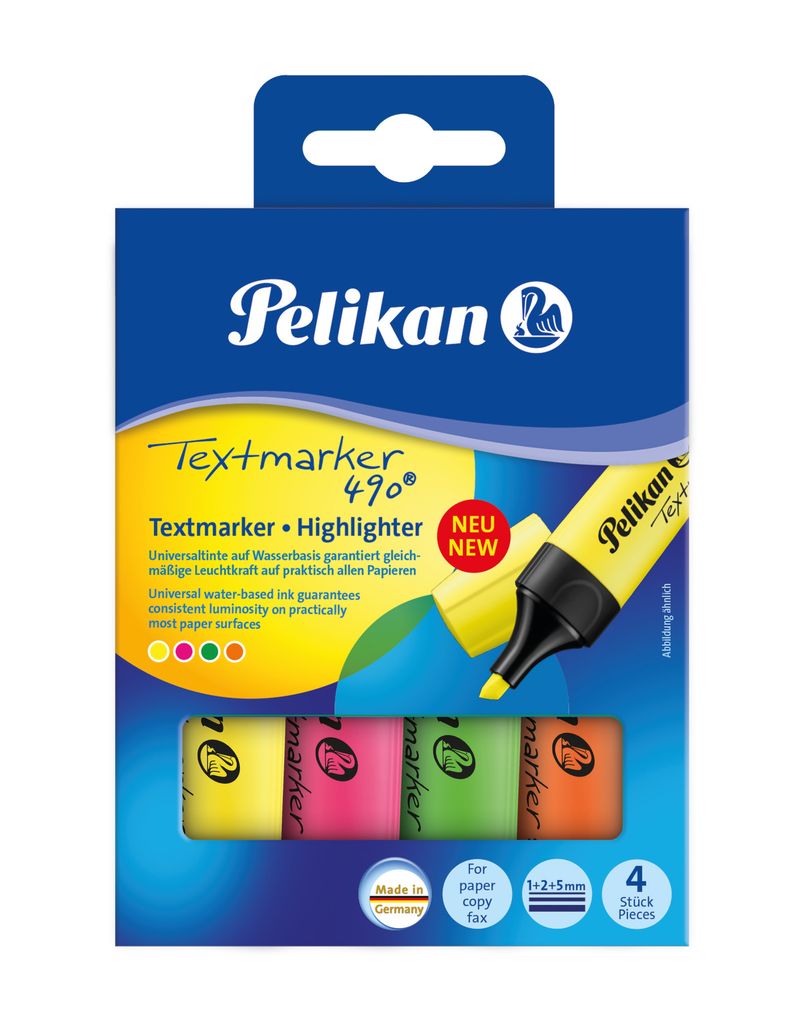 Evidenziatore-Pelikan-490-Multicolore