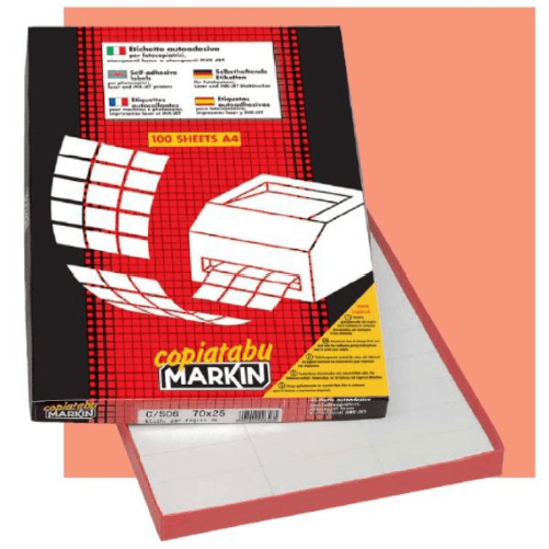 Markin-210A460-etichetta-autoadesiva-Bianco-200-pz