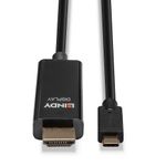 Lindy-43315-cavo-e-adattatore-video-5-m-USB-tipo-C-HDMI-tipo-A-Standard-Nero--5MUSBTYPECTOHDMI4K60ADAPTERCABLEWIT-