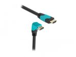 DeLOCK-86991-cavo-HDMI-1-m-HDMI-tipo-A-Standard-Nero-Blu--DeLOCK-High-Speed-HDMI-Cable-straight---angled-8K-1m---Blue-Bl