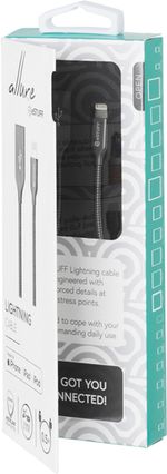 eSTUFF-ES601165-cavo-Lightning-15-m-Grigio--Lightning-Cable-MFI-15m-Steel---8Pin-Lightning---USB-A-Male---Gunmetal-Grey-