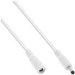 Cavo-prolunga-DC---Presa-DC-4.0x1.7mm---AWG-18---bianco-0.5m