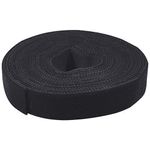 Neutra Matassa 4 Mt Nastro Velcro Larghezza 16Mm Colore Nero