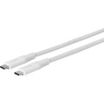 ESTUFF ES604102 cavo USB 15 m USB 3.2 Gen 2 3.1 Gen 2 USB C Bianco (USB-C - C Cable 15m White - USB-C Male - USB-C Male