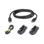 ATEN Kit cavo KVM di sicurezza USB DisplayPort da 1,8 M