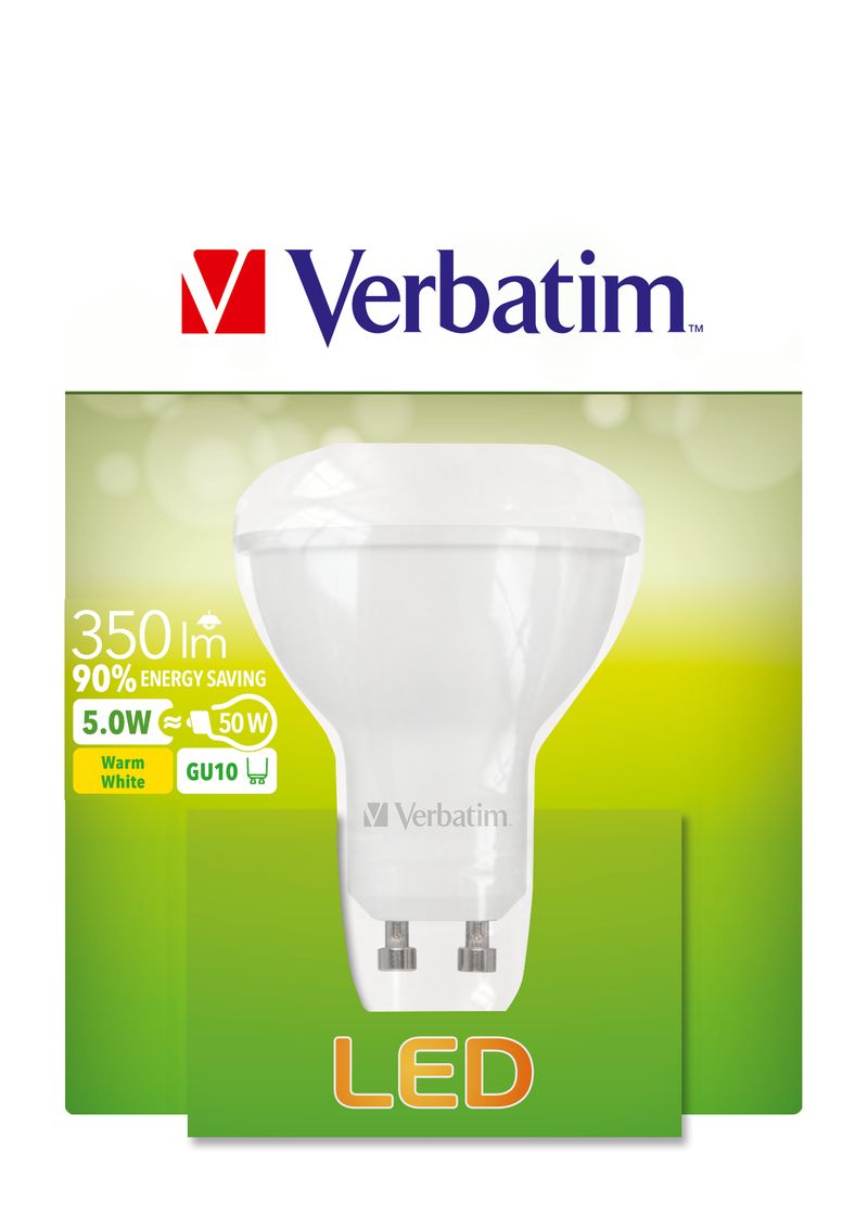 lampade-LED-Verbatim-52644-5W-GU10-A--Bianco-caldo-lampada-LED