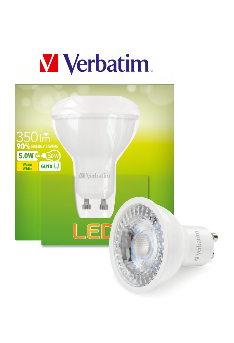 lampade-LED-Verbatim-52644-5W-GU10-A--Bianco-caldo-lampada-LED