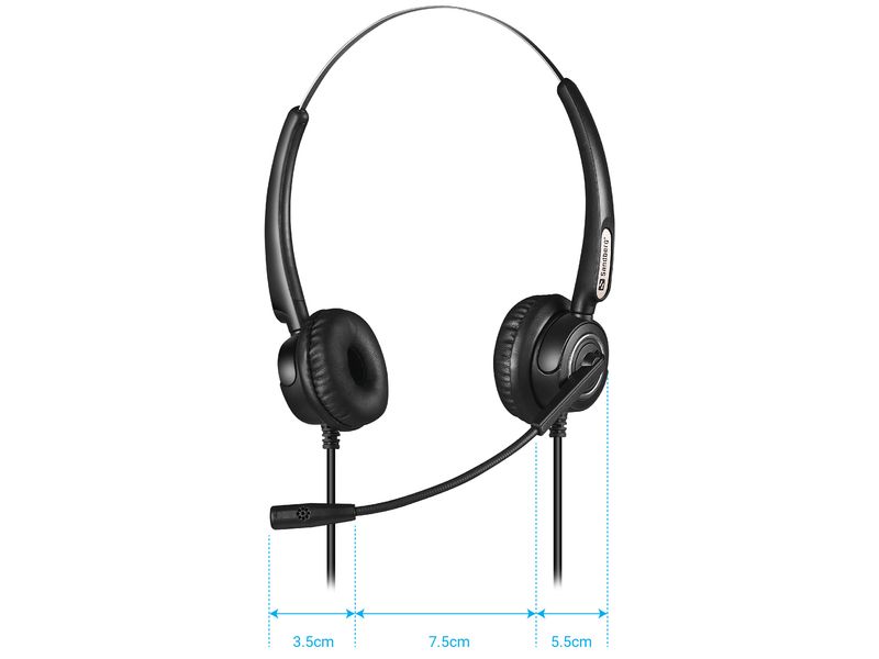 Sandberg-USB-Office-Headset-Pro-Stereo--USB-Office-Headset-Pro-Stereo---USB-Office-Headset-Pro---Stereo-Headset-Head-ban