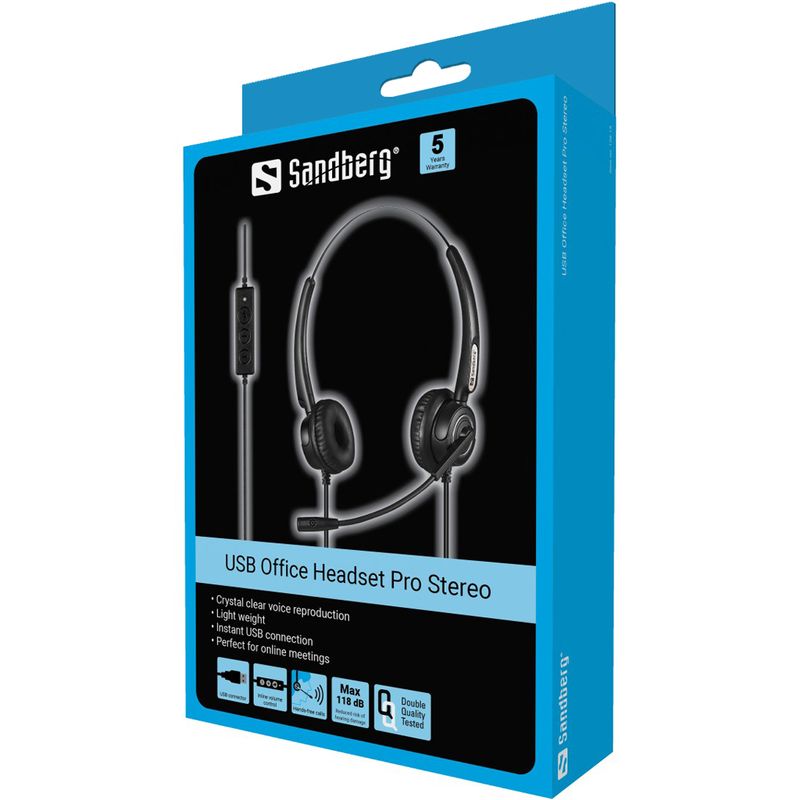 Sandberg-USB-Office-Headset-Pro-Stereo--USB-Office-Headset-Pro-Stereo---USB-Office-Headset-Pro---Stereo-Headset-Head-ban