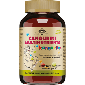 Solgar Cangurini Multinutrients masticabile frutti tropicali