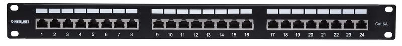 Intellinet-720854-1U--CAT6A-PATCH-PANEL-24-PORT-FTP----1U-SHIELD-90-DEG-TOP-PUN-DWN-BLK-