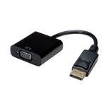 SQP VALUE 12.99.3136 cavo e adattatore video 0,2 m VGA (D-Sub) DisplayPort Nero