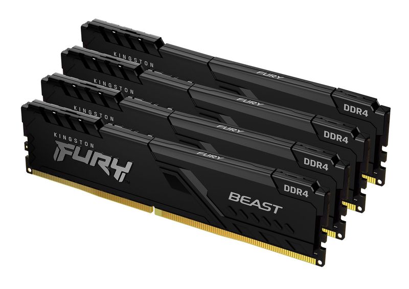 Kingston-Technology-FURY-Beast-memoria-8-GB-2-x-4-GB-DDR4-3200-MHz--KFB-16GB-DDR4-3200-DIMM-K4-Blk-