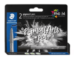 Staedtler-376-Confezione-da-2-pennarelli-a-punta-tonda-in-fibra---Larghezza-linea-ca.-10-mm---Colori-vividi-e-brillanti---Non-ingiallisce-nel-tempo---Nuovo-inchiostro-Multi-Ink---Pigmenti-di-alta-qualita---Colore-Nero