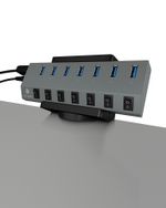 Universell-verwendbar--Fr-USB-Hub--und-Steckdosenleisten-von-40---60-mm-Hhe--Kabelfhrung-auf-der-Rckseite--Platzsparende