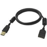 Vision TC-2MUSBEXT-BL cavo USB 2 m USB 2.0 USB A Nero (VISION Professional installation-grade USB 2.0 extension cable -