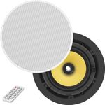 Vision CS-1900P altoparlante auto Rotondo 2-vie 2 pezzoi (VISION Professional Pair Active 6.5 Ceiling Speakers - LIFETIM